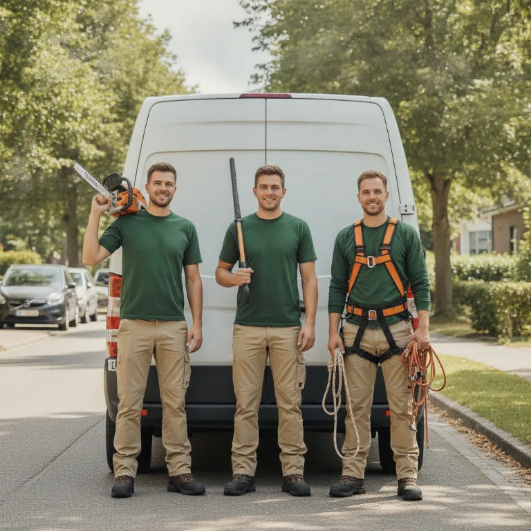 Baumfällung Team in Hietzing